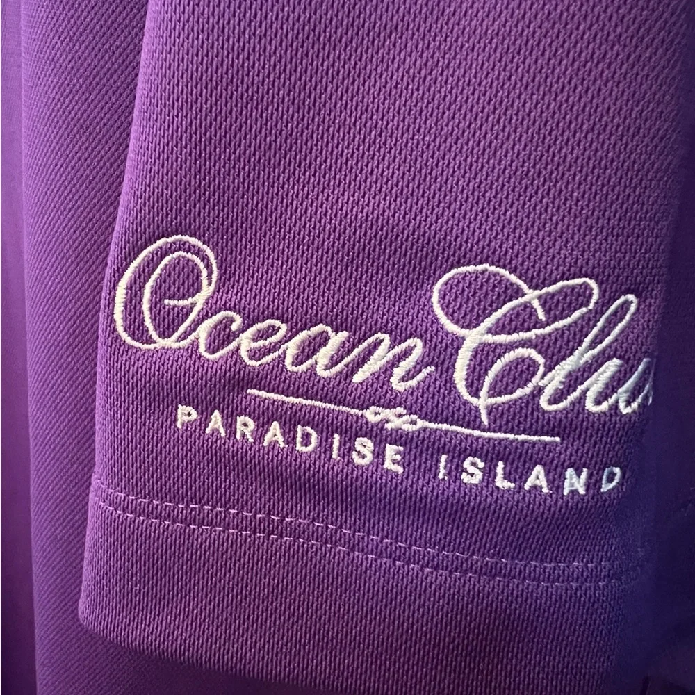Michael Jordan Celebrity Invitational Purple Polo with Embroidery Men’s Size L